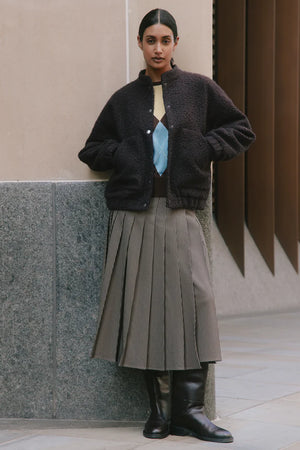 Albaray Curly Bomber Jacket 3