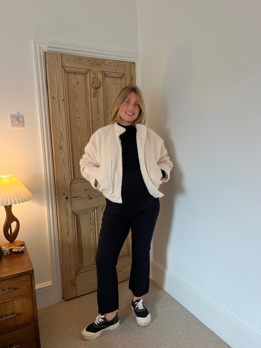 Curly Bomber Jacket