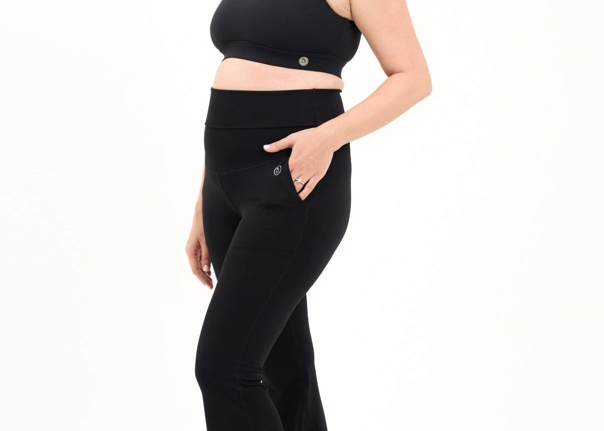 Natal Active Luxe Maternity and Postnatal Flare Leggings 2