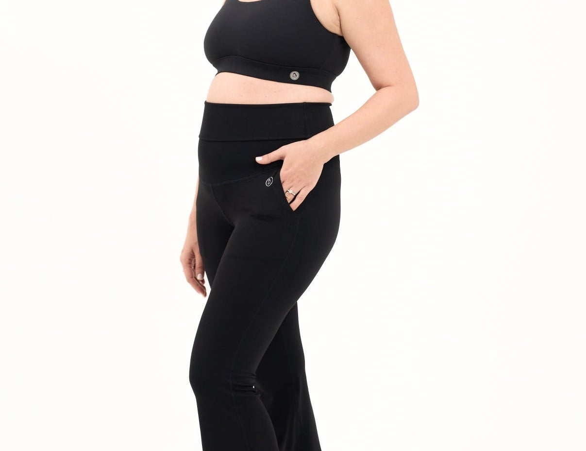 Natal Active Luxe Maternity and Postnatal Flare Leggings 2