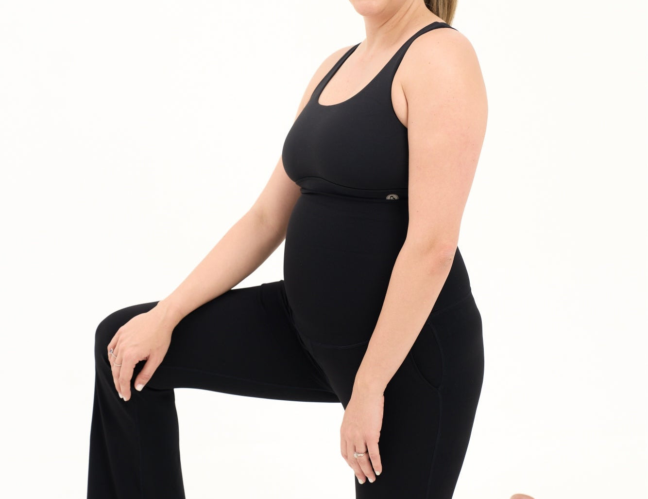 Natal Active Luxe Maternity and Postnatal Flare Leggings 1