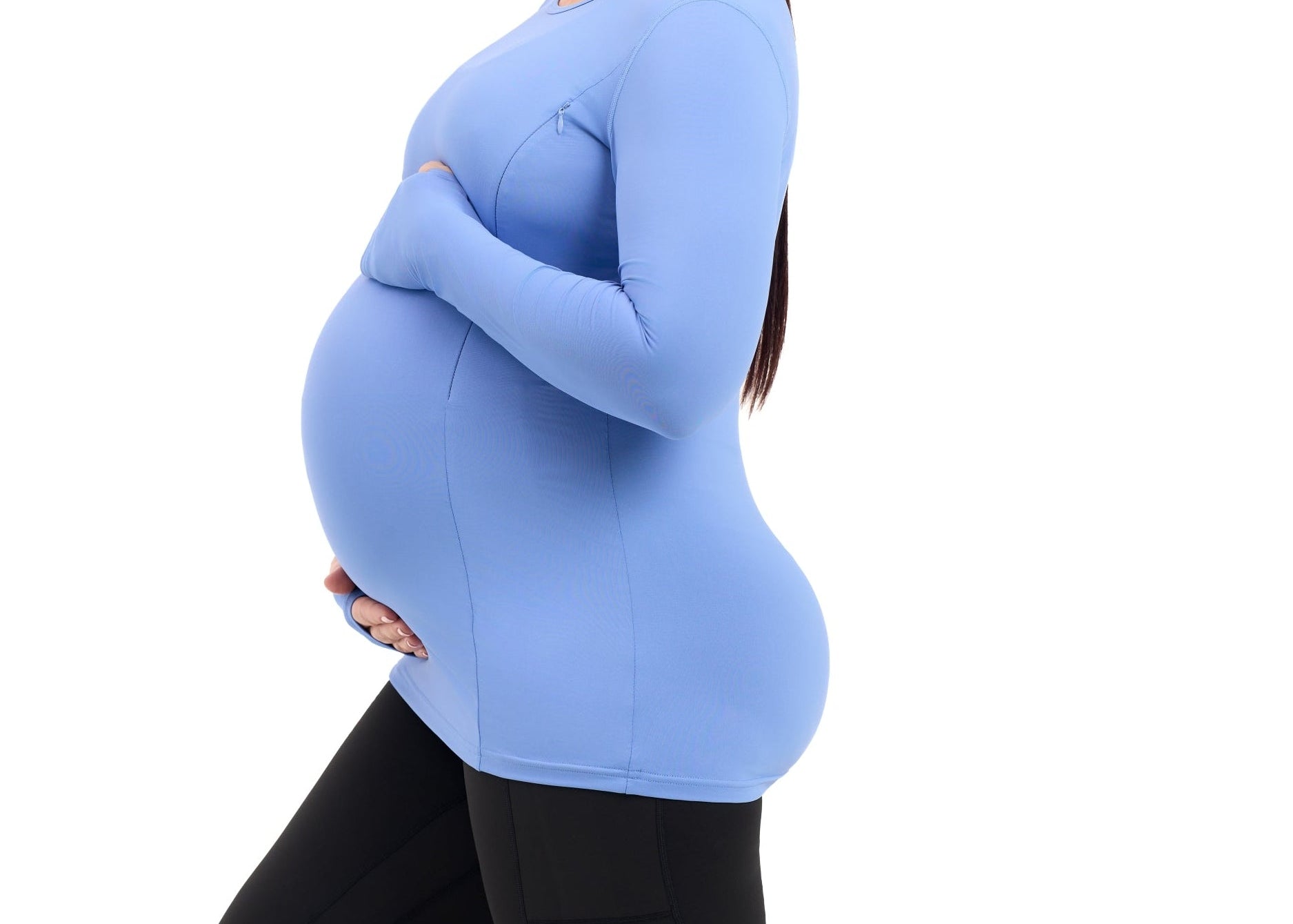 Natal Active Swift Maternity Breastfeeding Run Top Cornflower Blue 3