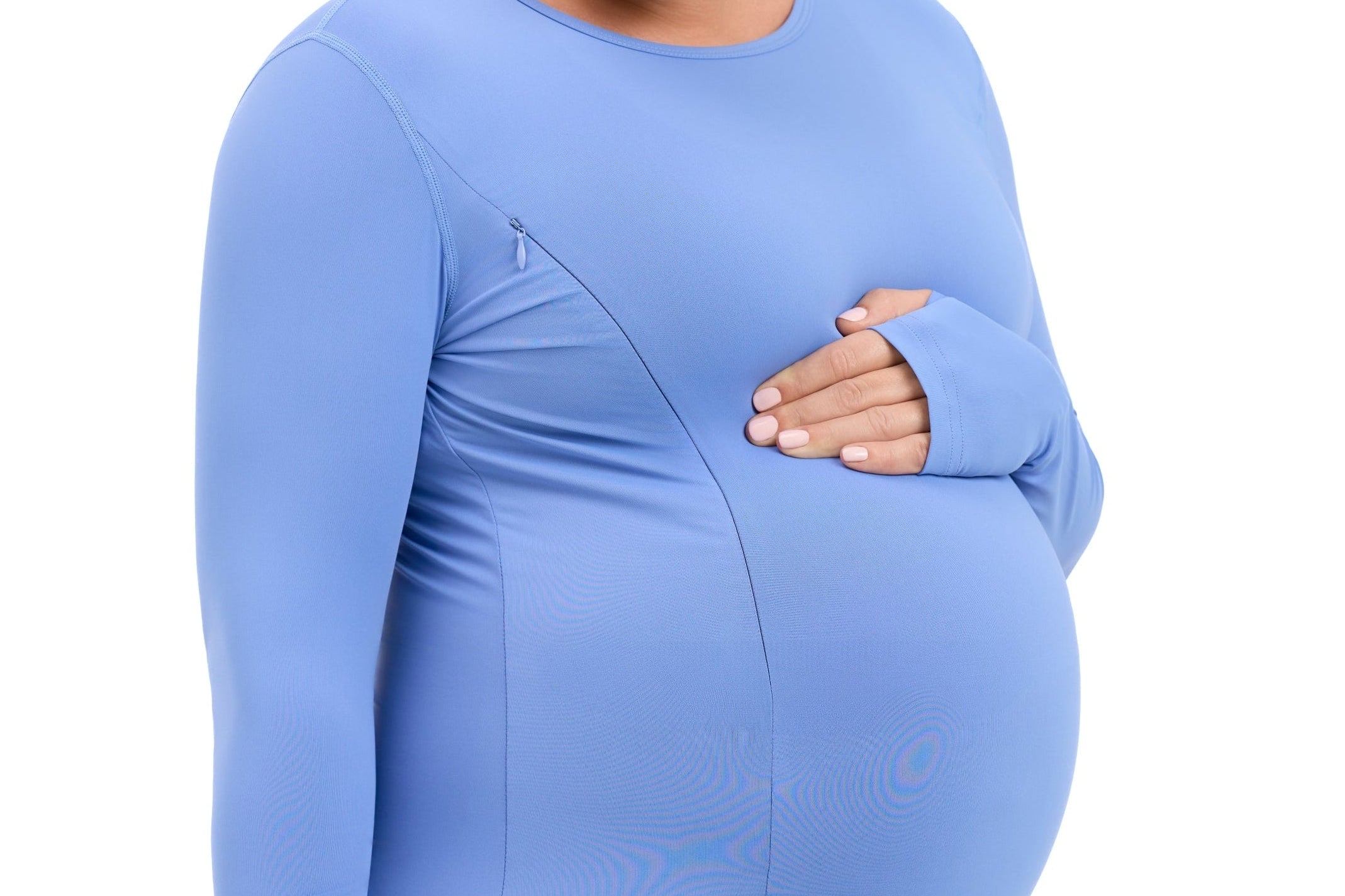 Natal Active Swift Maternity Breastfeeding Run Top Cornflower Blue 7