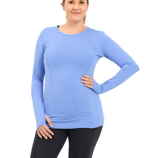 Natal Active Swift Maternity Breastfeeding Run Top Cornflower Blue 1