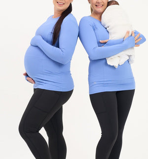 Natal Active Swift Maternity Breastfeeding Run Top Cornflower Blue 5