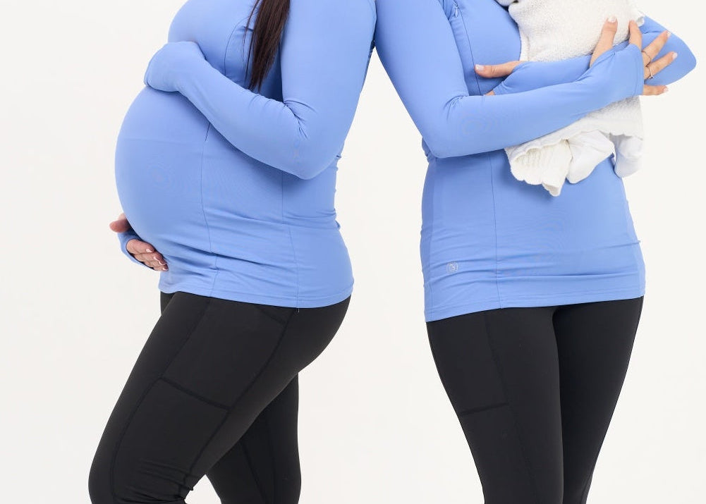 Natal Active Swift Maternity Breastfeeding Run Top Cornflower Blue 5