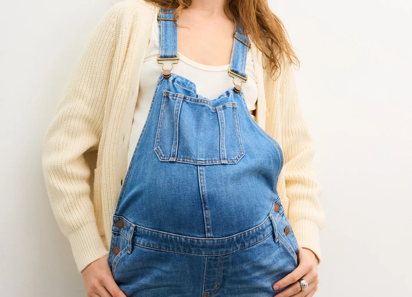 Hatch The Denim Maternity Dungarees 3