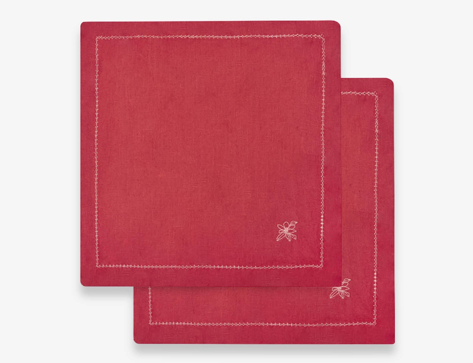 Red napkins
