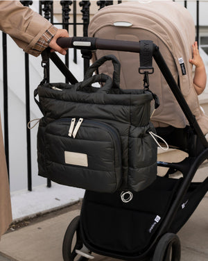 Avery Row Baby Changing Tote Bag Soft Black 2