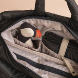 Avery Row Baby Changing Tote Bag Soft Black 8