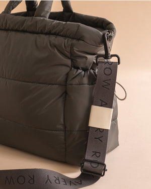 Avery Row Baby Changing Tote Bag Soft Black 9