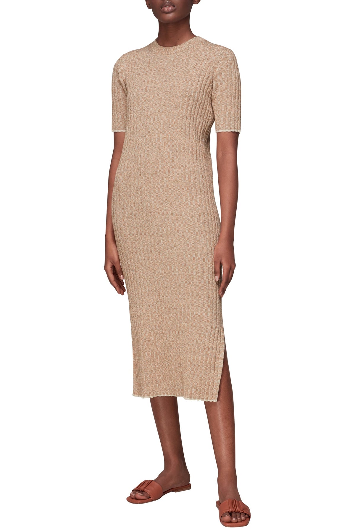 Eva Rib Knit Midi Dress