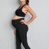 Natal Active Luxe Maternity Postnatal Leggings 7 8 Soft Black 2