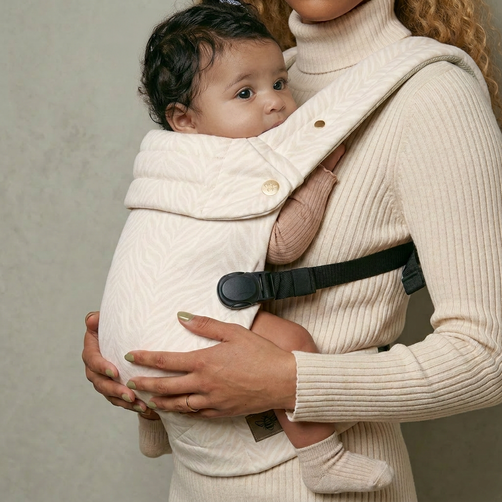 Bizzi Growin Nomad Air Animal Print Baby Carrier Gazelle 2