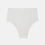 High Rise Boy Brief in White