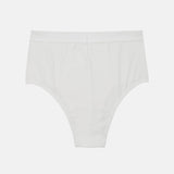 High Rise Boy Brief in White