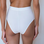 High Rise Boy Brief in White