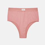 High Rise Boy Brief in Dusty Pink