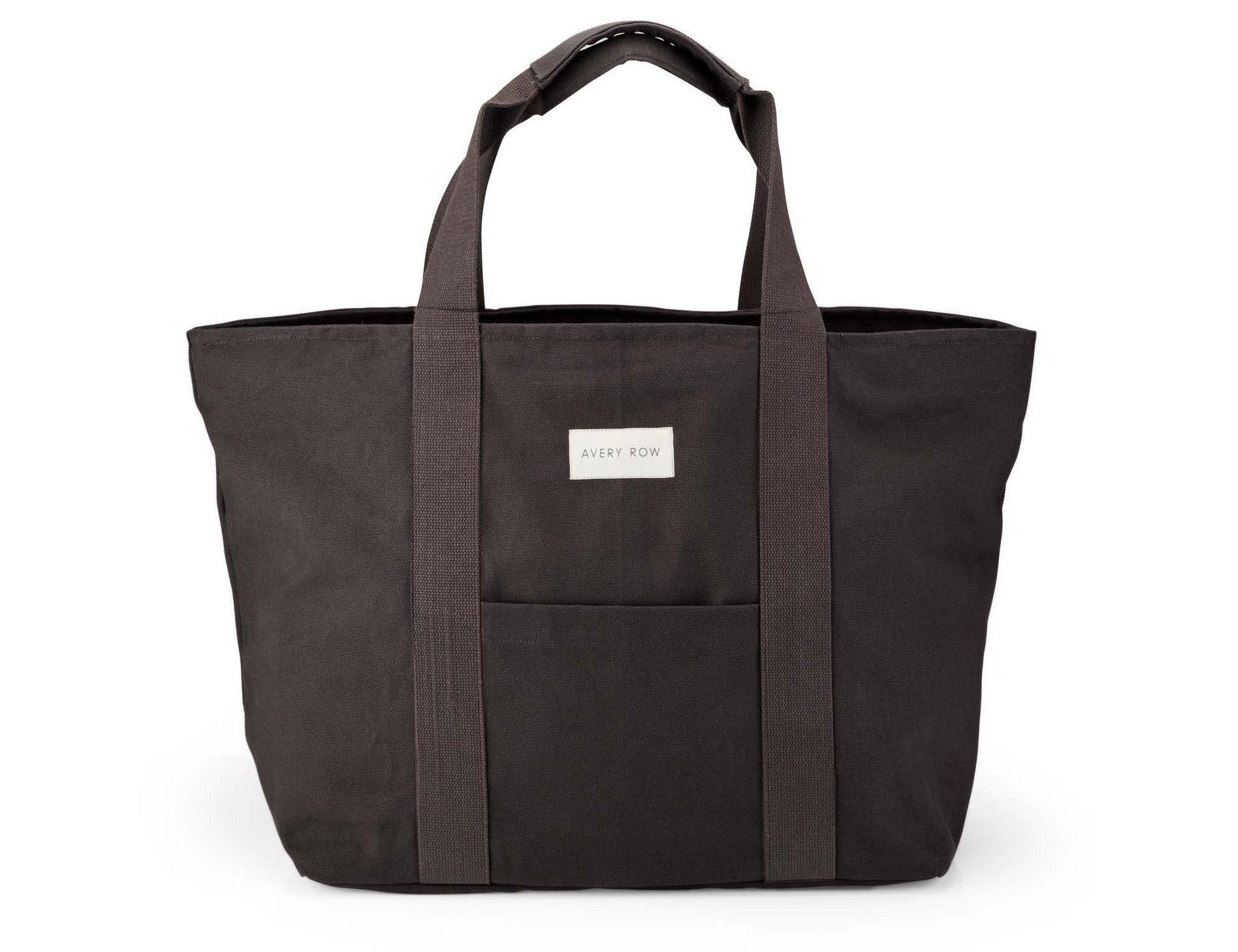 Avery Row Canvas Tote Bag Charcoal 1