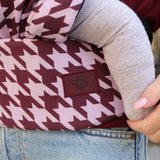 Bizzi Growin Nomad Air Houndstooth Baby Carrier Harlow Sweet Lilac 4