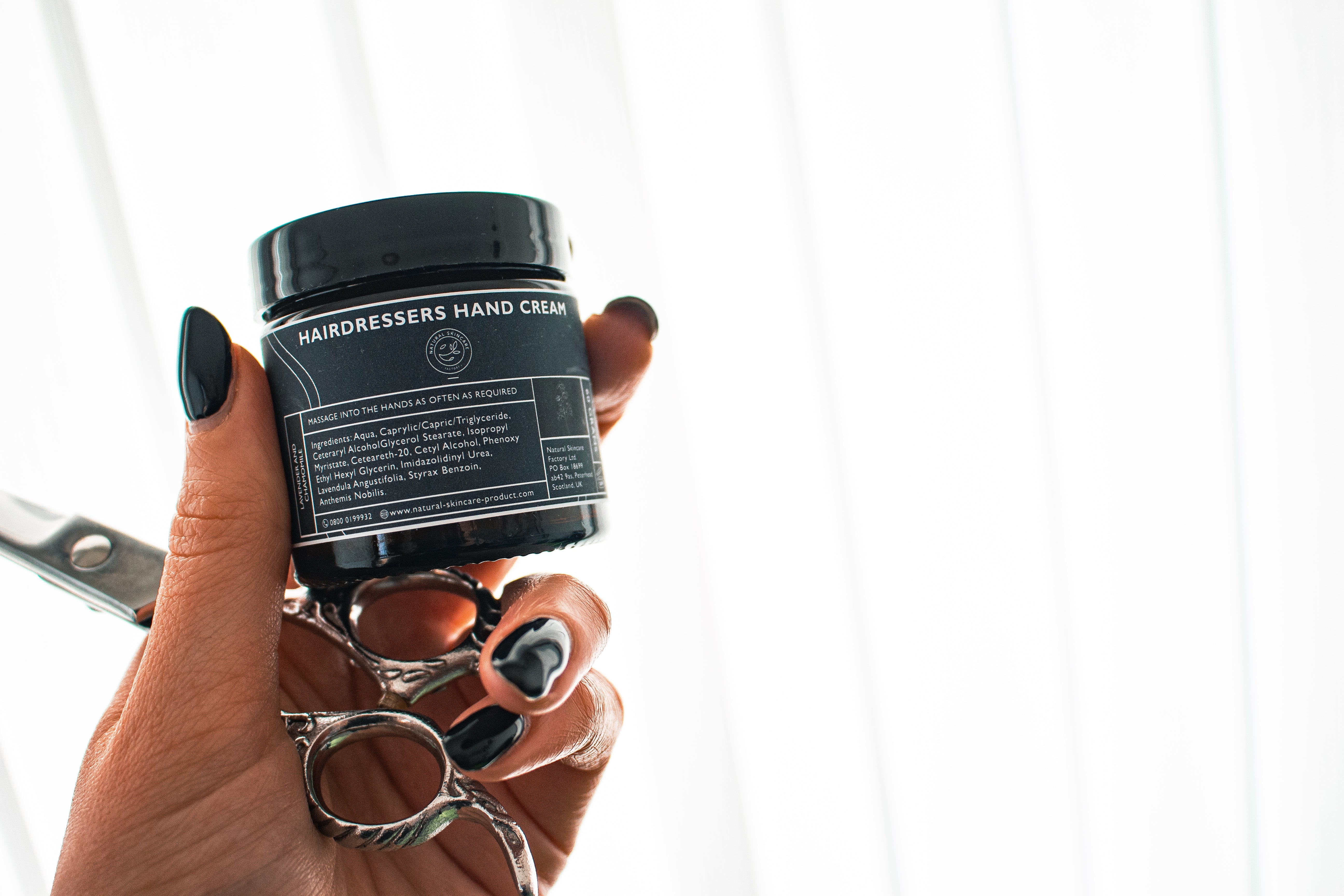 Natural Skincare Factory Hairdressers Hand Cream 5