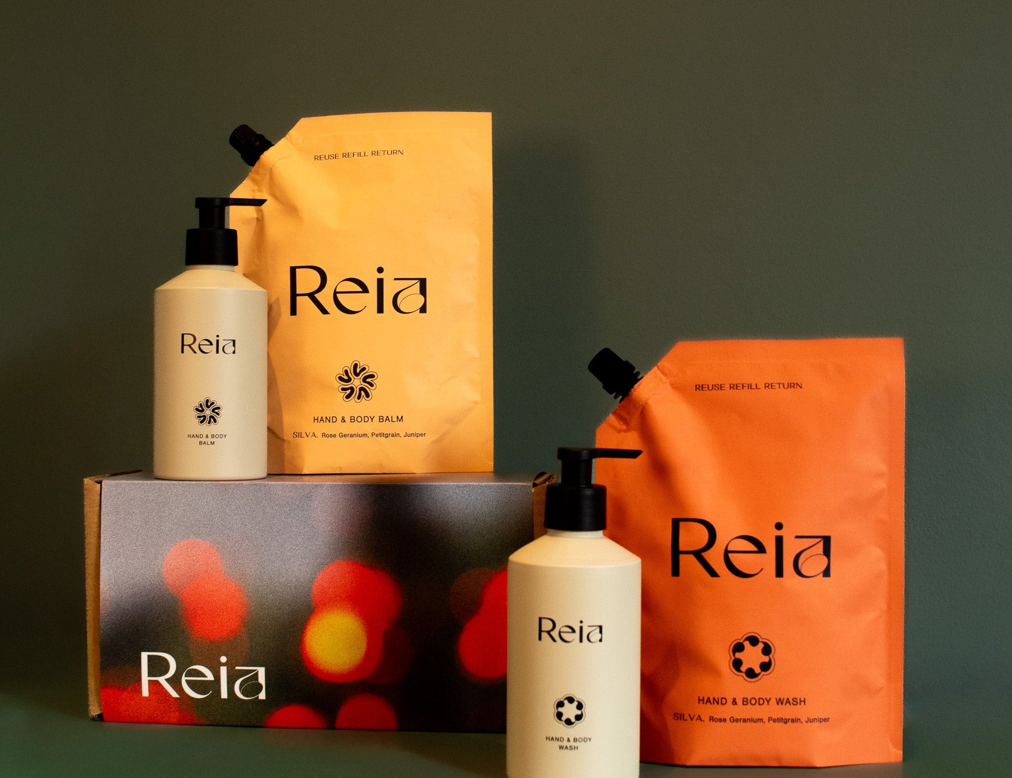 Reia Stone Gift Set Silva Hand Body Care Gift Set 2 X 350ml 2