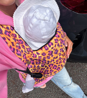 Bizzi Growin Nomad Air Animal Print Baby Carrier Crazy Cat 4