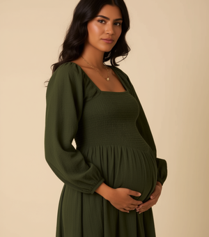 Imogen Midi Dress - maternity