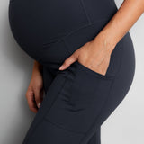 Natal Active Luxe Maternity Postnatal Leggings 7 8 Soft Black 3
