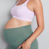 Natal Active Luxe Maternity Postnatal Leggings Full Length Sage 3