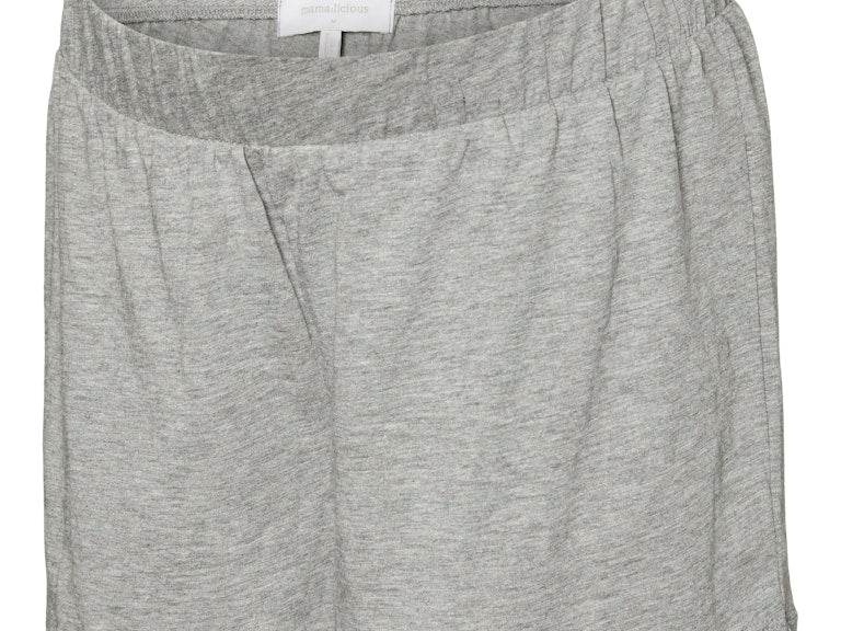 Gray shorts on a white background