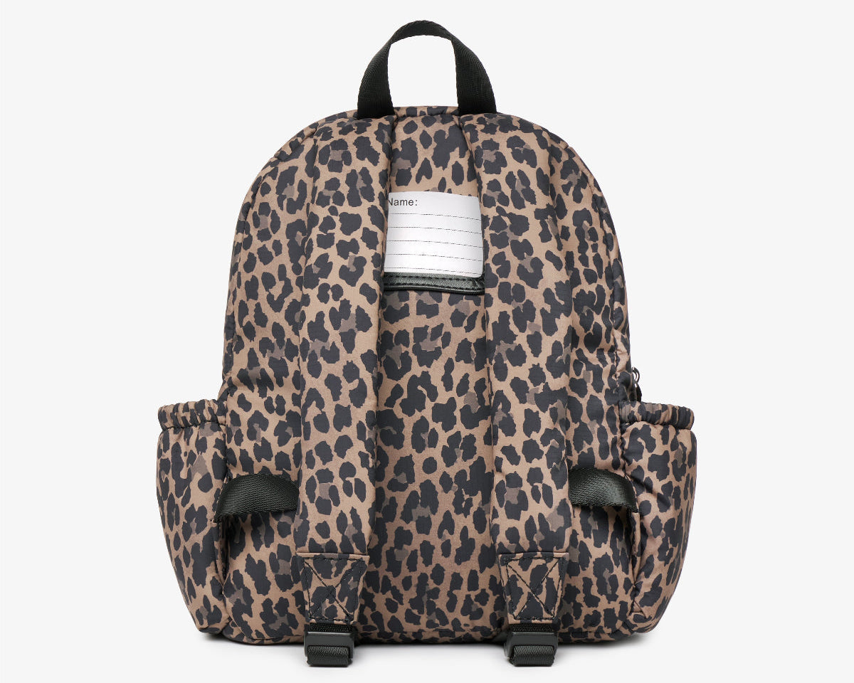 Tiba + Marl Mini Elwood Kids Backpack 20 Brown Tonal Leopard Print 3