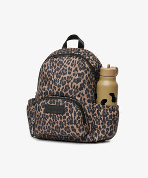 Tiba + Marl Mini Elwood Kids Backpack 20 Brown Tonal Leopard Print 4