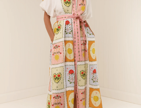 Palm Noosa Marla Dress - Siesta Tile 7