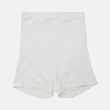 Maternity Over Bump Shorts in White