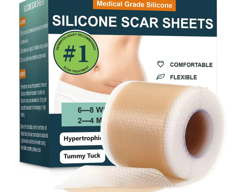 C-section scar strips in a box