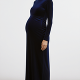 Midnight Velvet Column Maxi Dress maternity