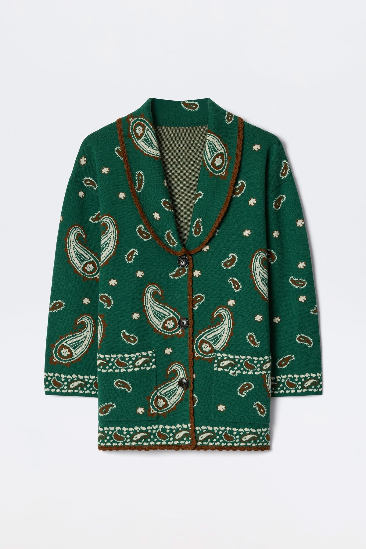 Morla Cardigan Daisy Paisley