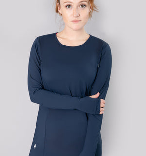 Natal Active Swift Maternity Breastfeeding Run Top Midnight Blue 1