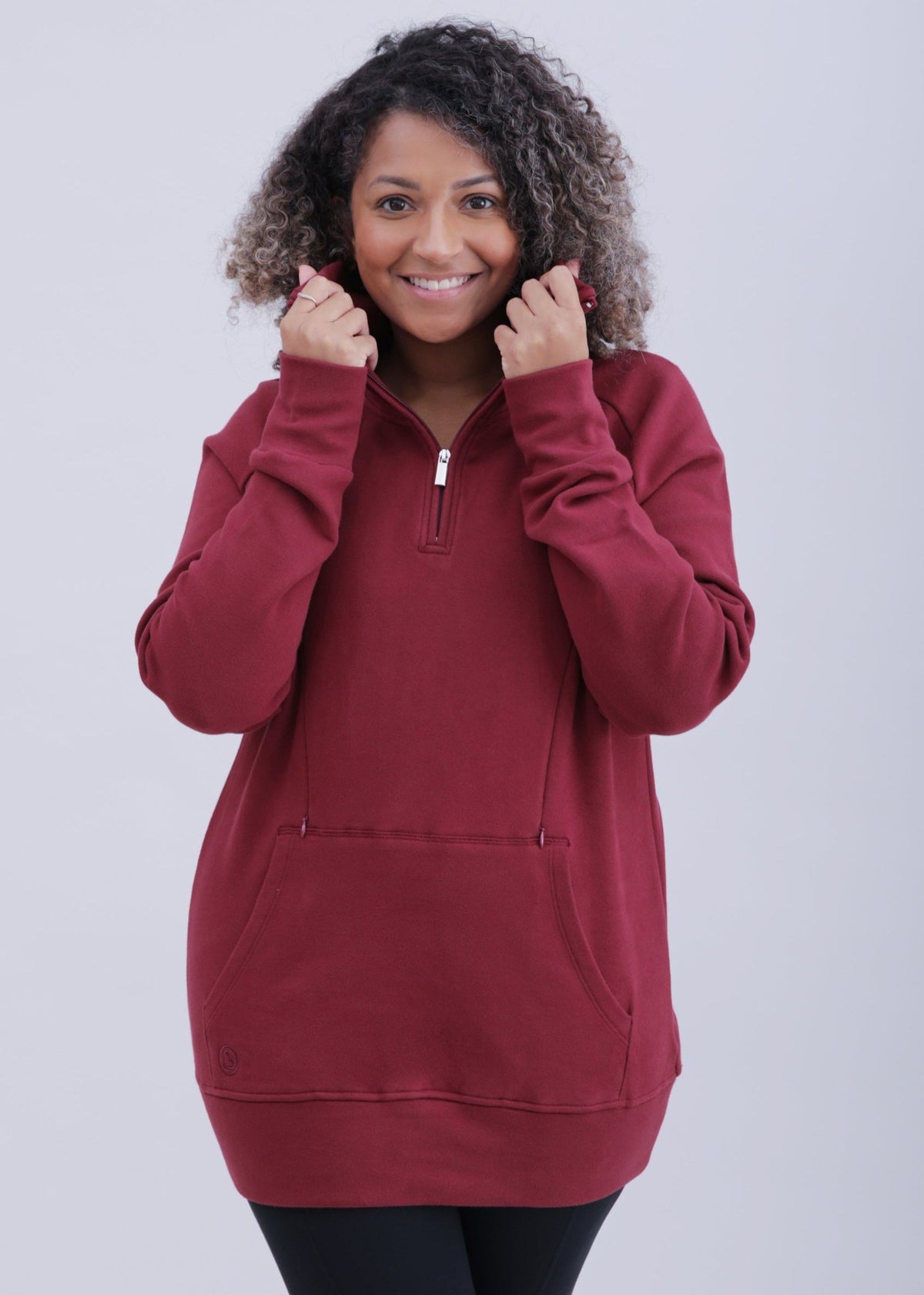 Breastfeeding & Maternity 1 4 Zip Sweater