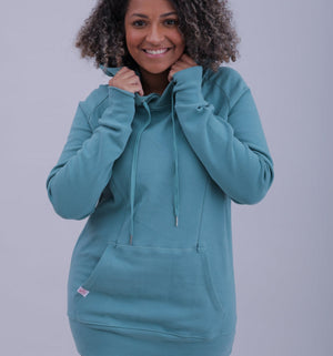 Natal Active Breastfeeding Maternity Hoodie Sage 4