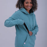 Natal Active Breastfeeding Maternity Hoodie Sage 3