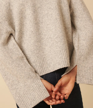 Nobody's Child Light Grey V-Neck Cardigan 2