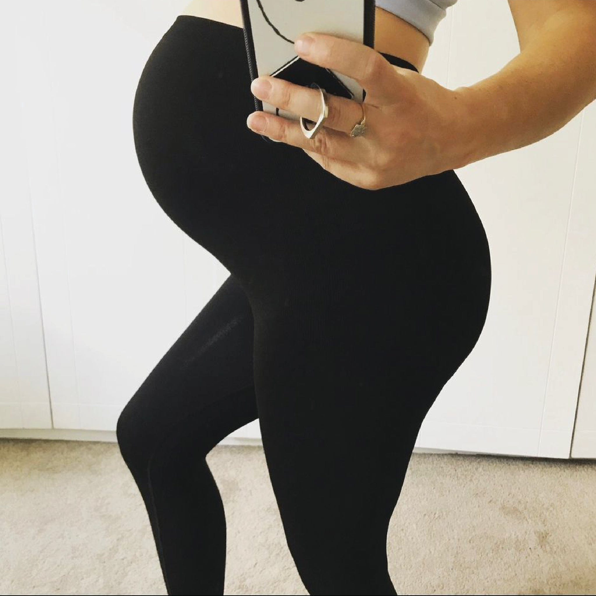 JOURNY Penny Leggings Maternity Postpartum Leggings Bump Supporting Black 13