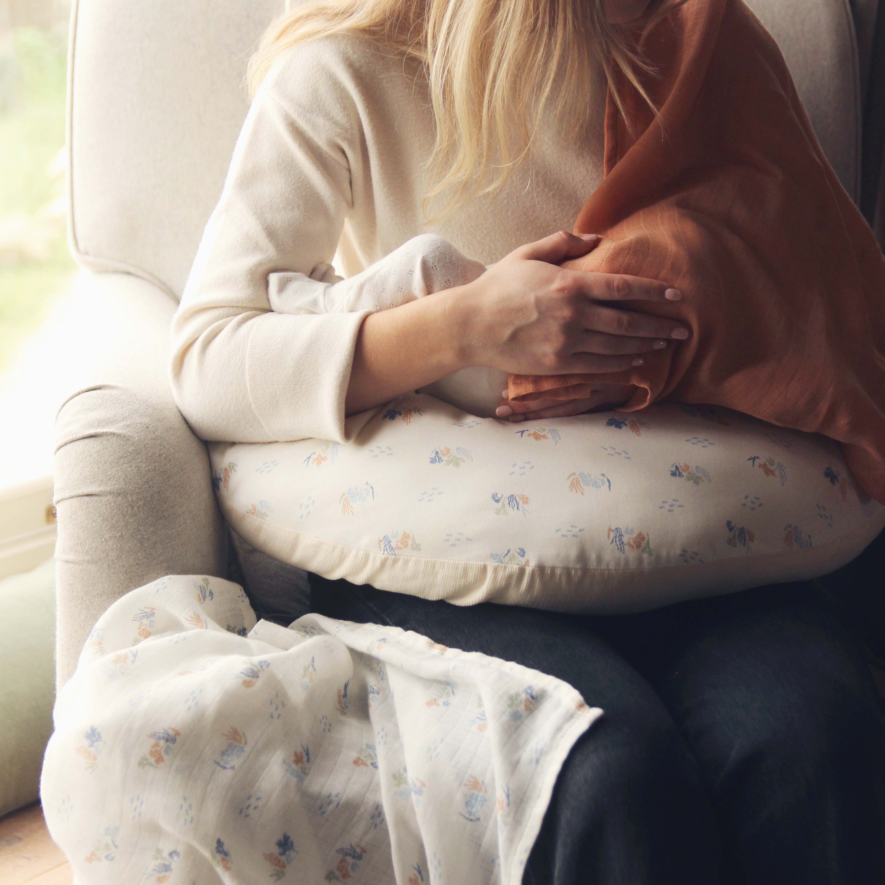 Avery Row Nursing Pillow Coastline 2