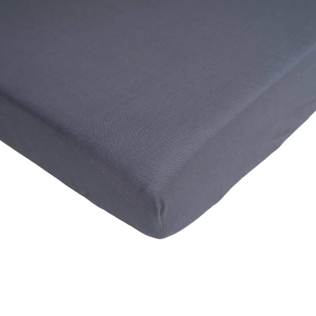 BellaMoon Fitted Cot Sheet Navy 1