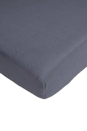 BellaMoon Fitted Cot Sheet Navy 1