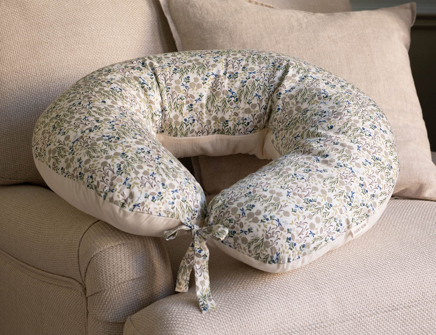 Avery Row Nursing Pillow Riverbank 1