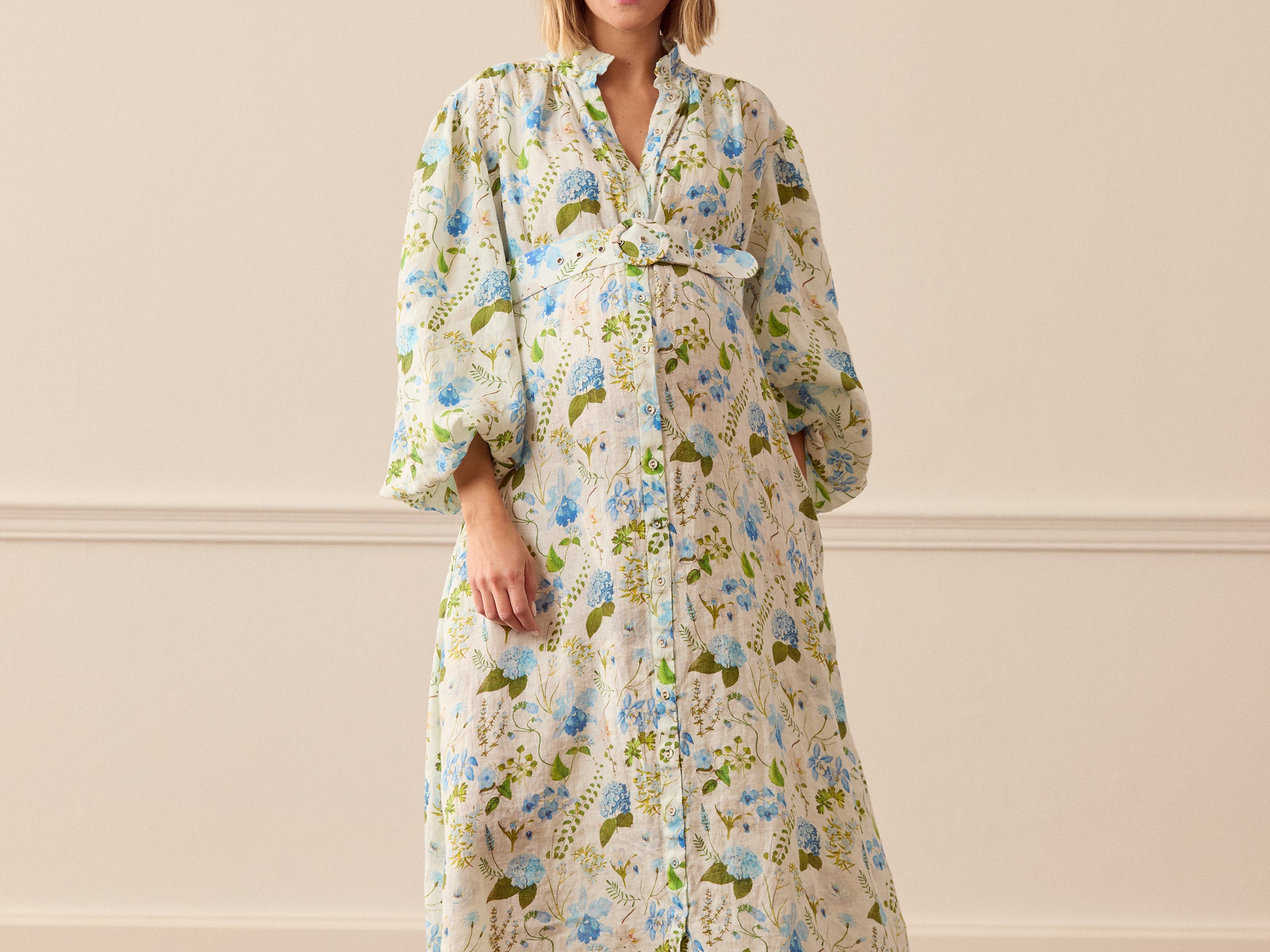 blue orchid dress AvA Women's Caterina Long Dress in Blue Orchid LG