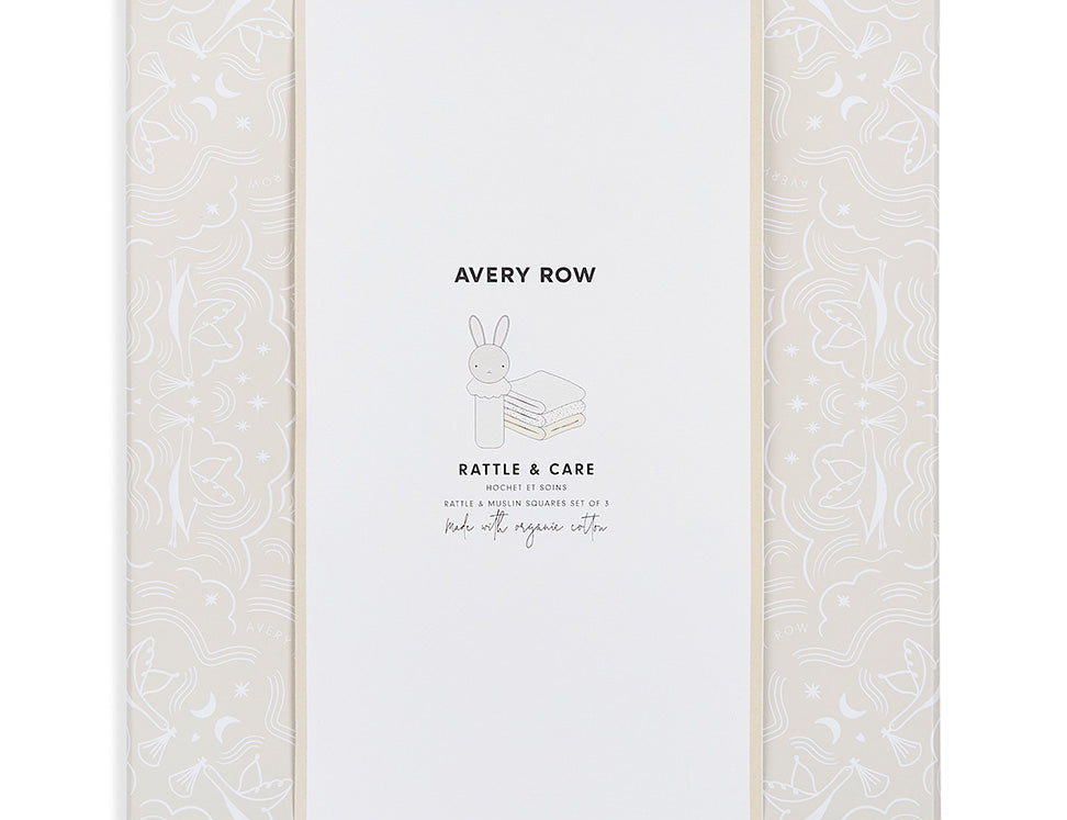 Avery Row Rattle Care New Baby Gift Set Chamomile 2